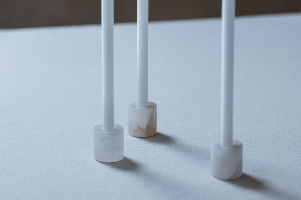 Marble candle holder-Signature Rentals