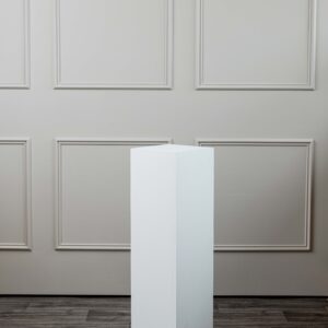 Plinth white small-Signature Rentals