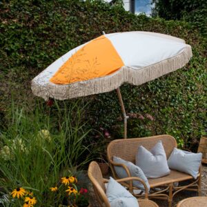 Tangerine Dream-Fringed Parasol-Signature Rentals