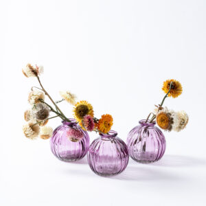Glass bud vase-Signature Rentals